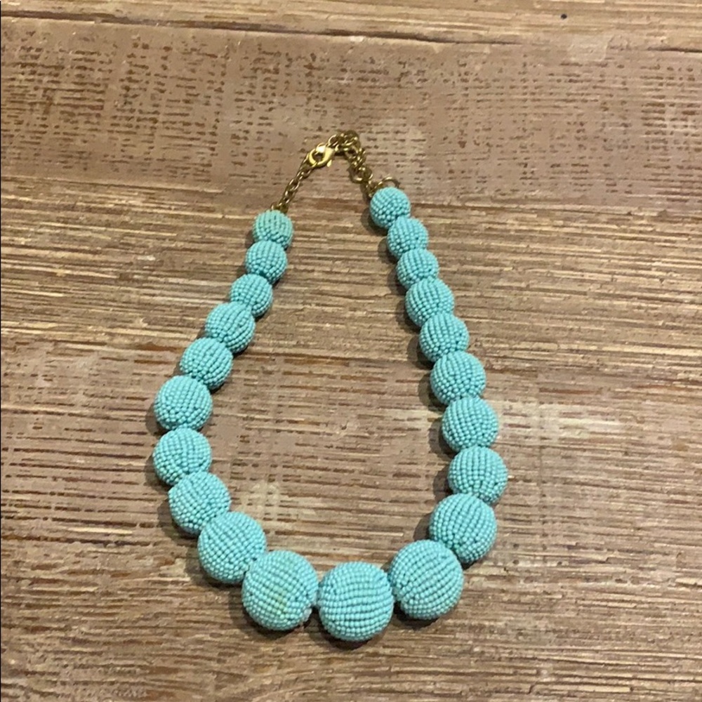 Jcrew turquoise statement necklace